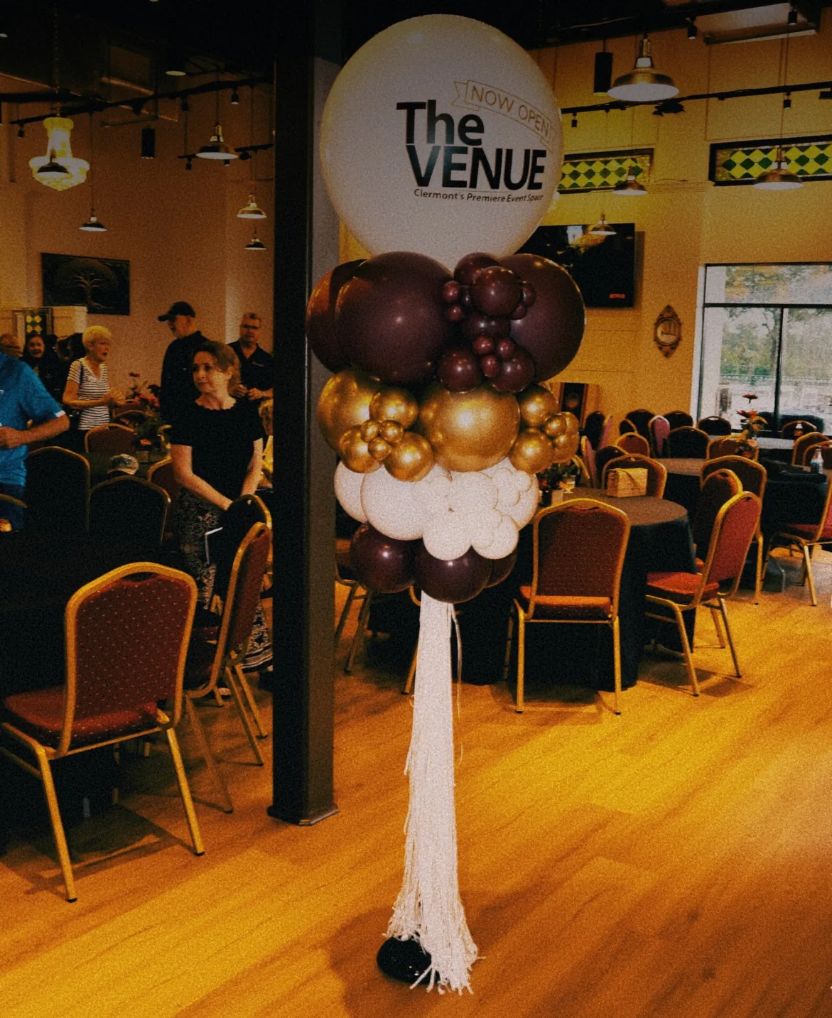 Candid moment from The Venue Clermont grand opening and ribbon cutting celebration